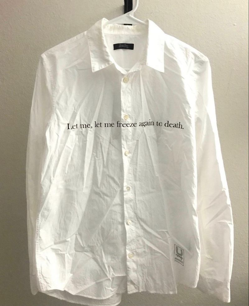 White Shirt With The Smiths Lyrics