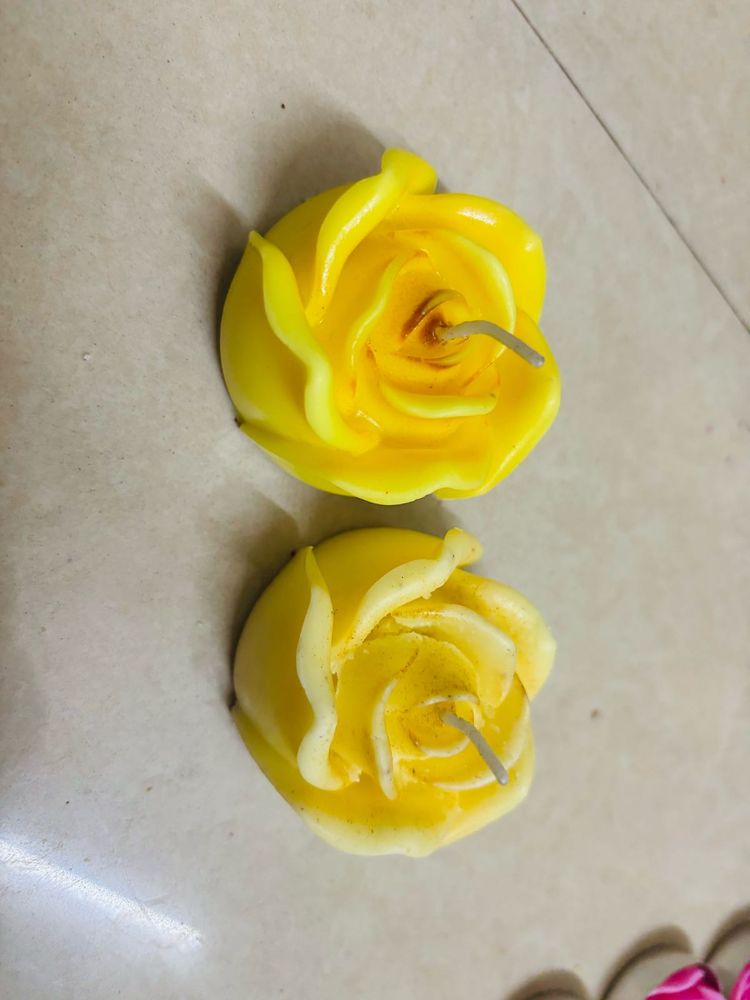 big rose candel for diwali