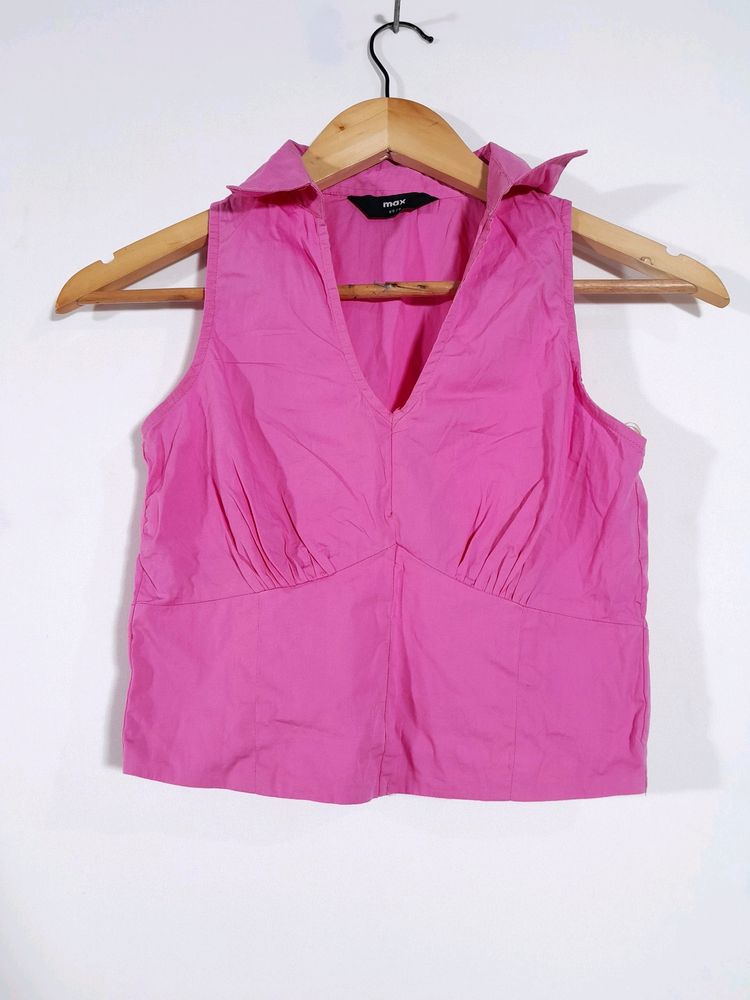 Rose Pink Western Top  (Women's)