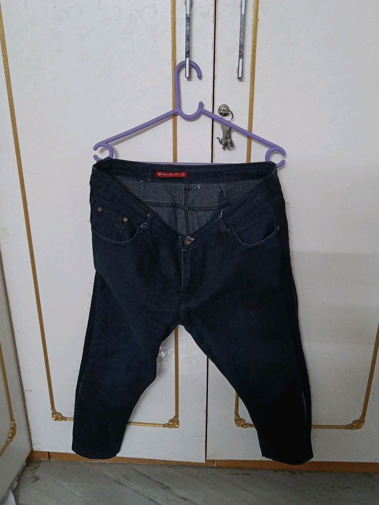 Black Mid Waist Jeans