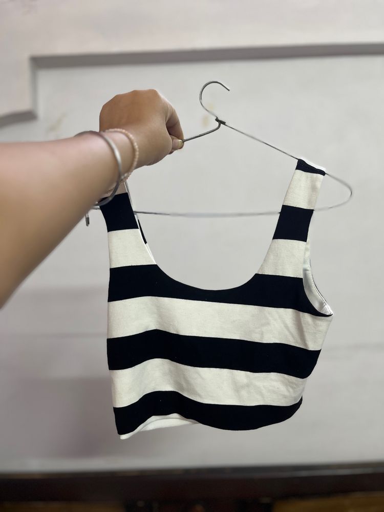 Striped Crop Top