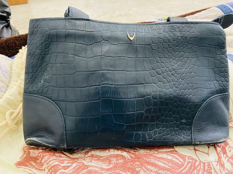 Hidesign Handbag Navy Blue