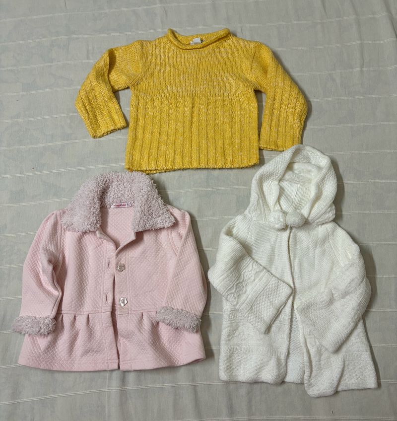 3 Baby Sweater & Jacket (2 to 4 yrs)