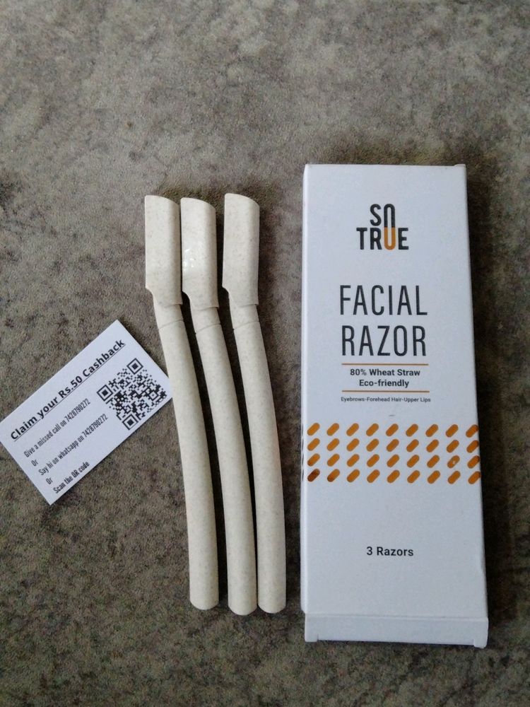 Facial Razor,Pack Of 3 Razor