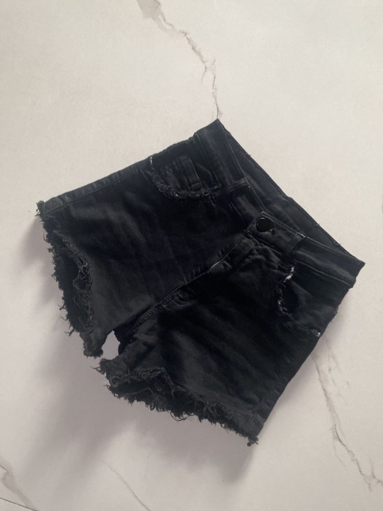 Black Hot Shorts Zara Dupe