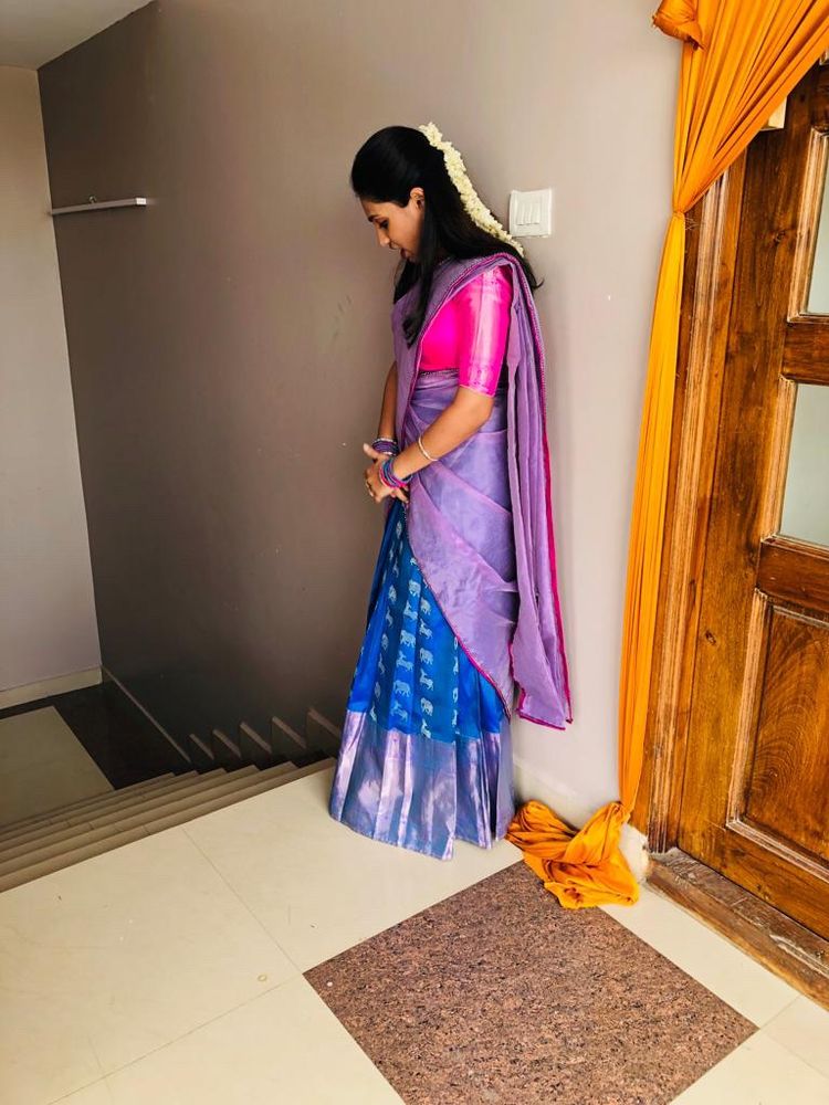 silk half saree