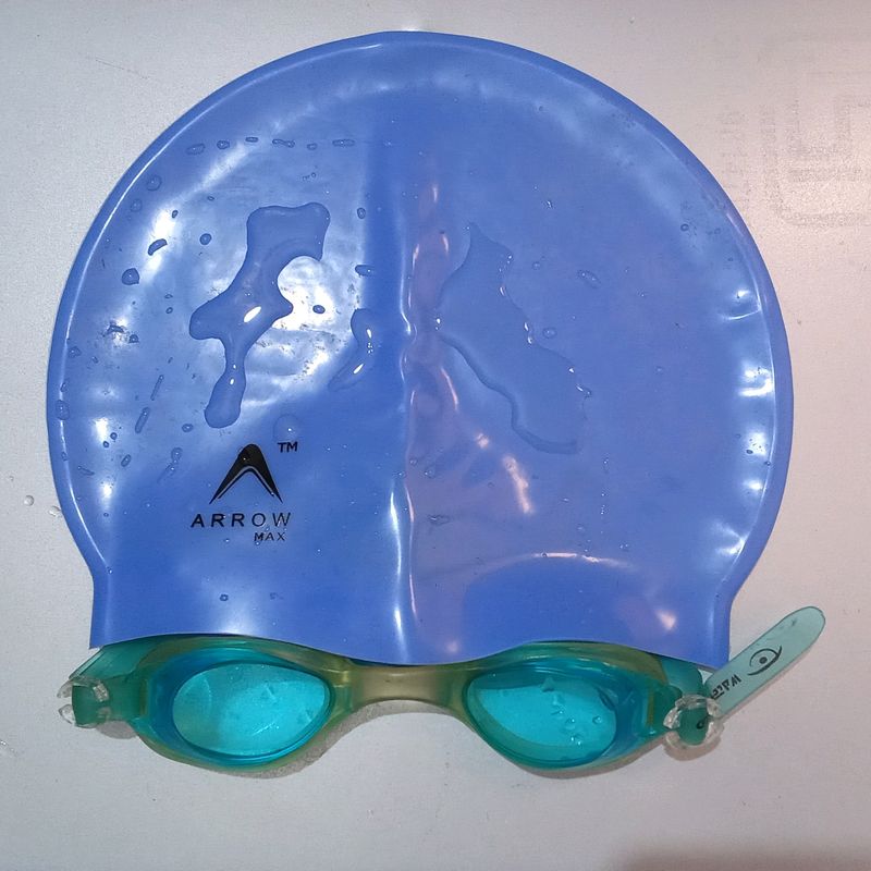 Swimming Goggle Cap 🔵