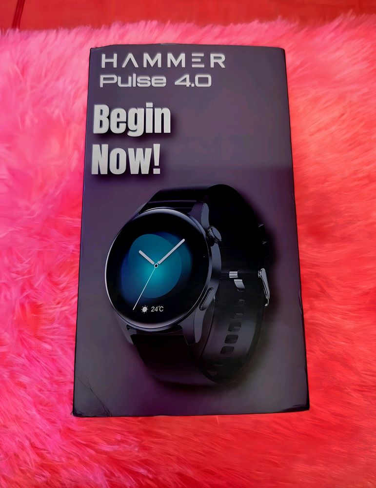 New Hammer Pulse 4.0 Round Dial Calling SmartWatch