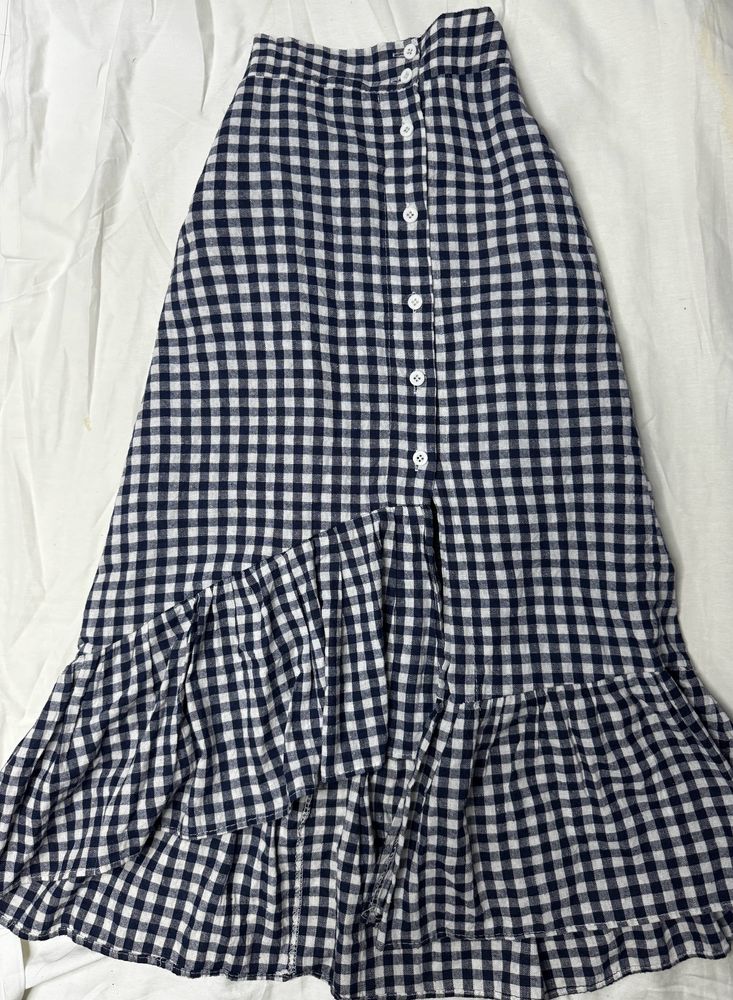 Gingham Skirt