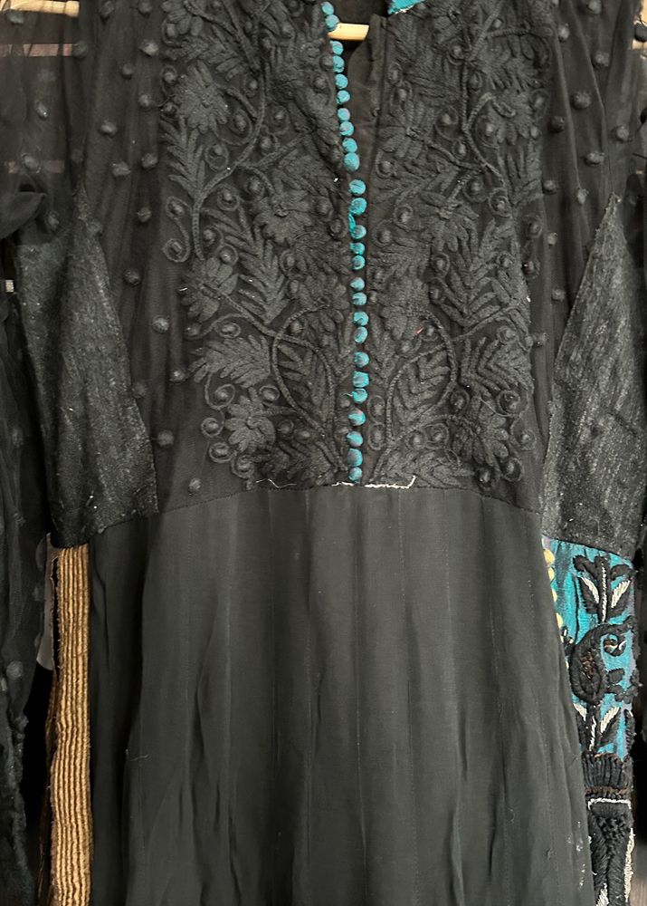 Black Anarkali Kurta