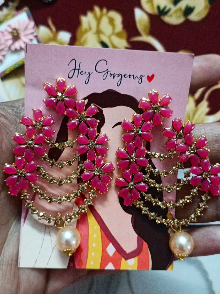 Beautiful Pink Earrings