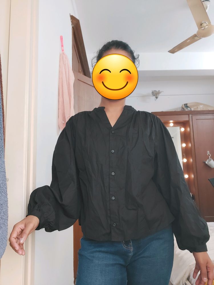 Offer price!! Black Top/Shirt/Oversized Shirt