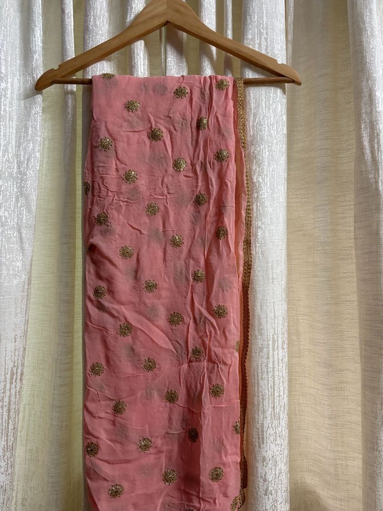 Pink Festive Dupatta