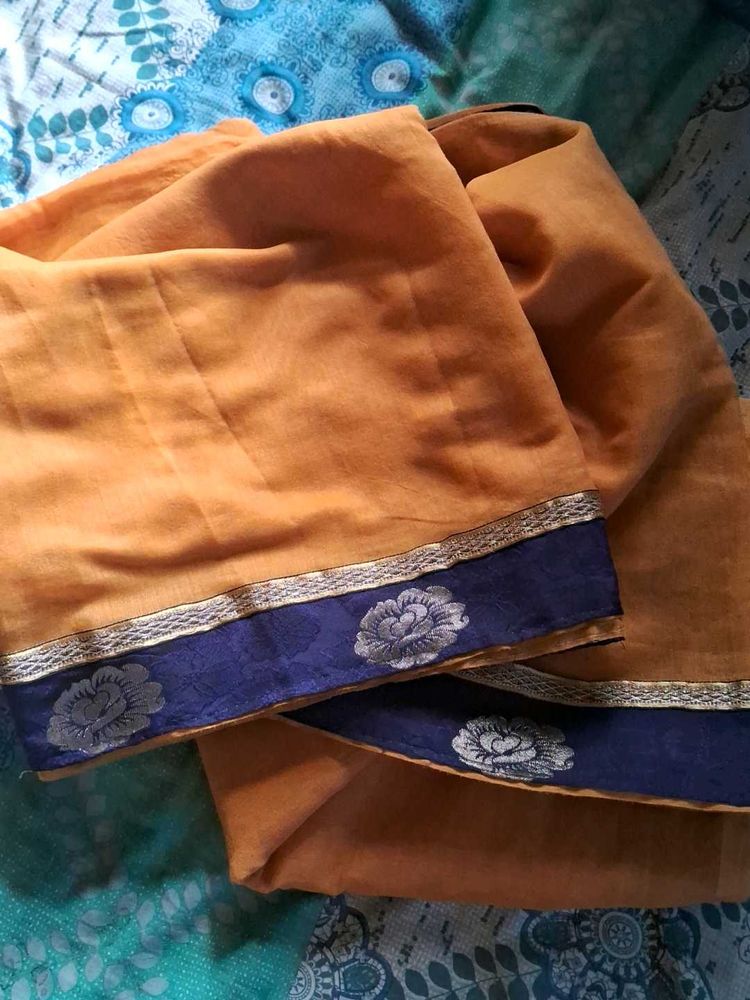 Beautiful Mustard Saree