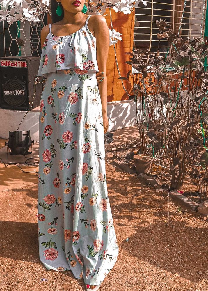 Full Length Floral Gown