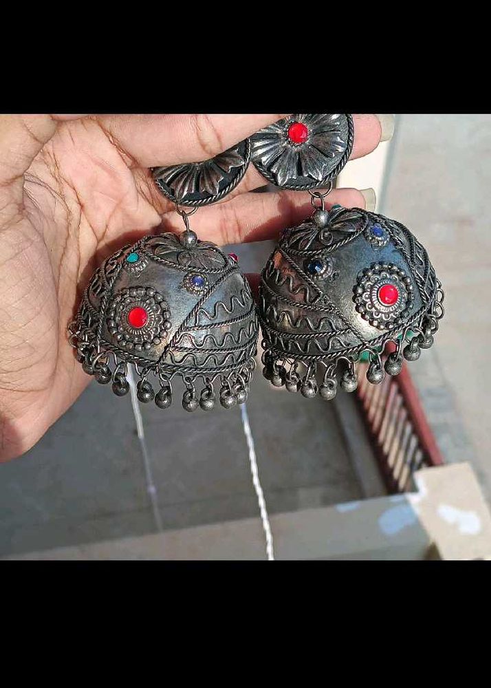 Afghani Big Jhumkas 🌼