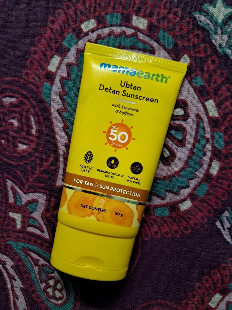 Mamaearth Ubtan Detan Sunscreen