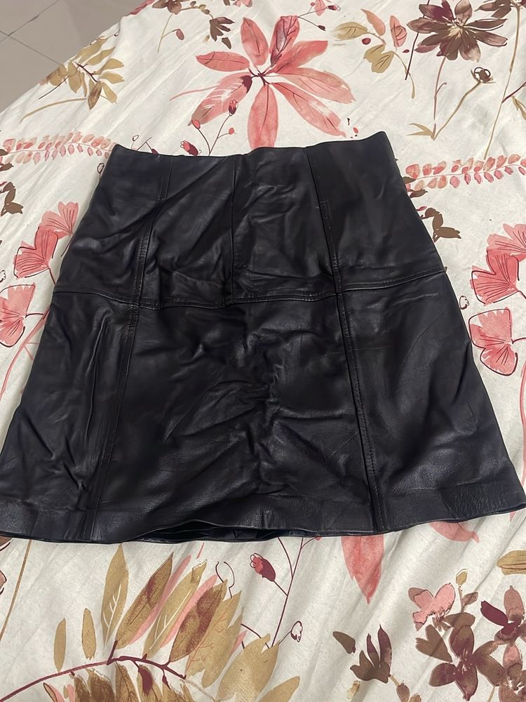 Leather Skirt