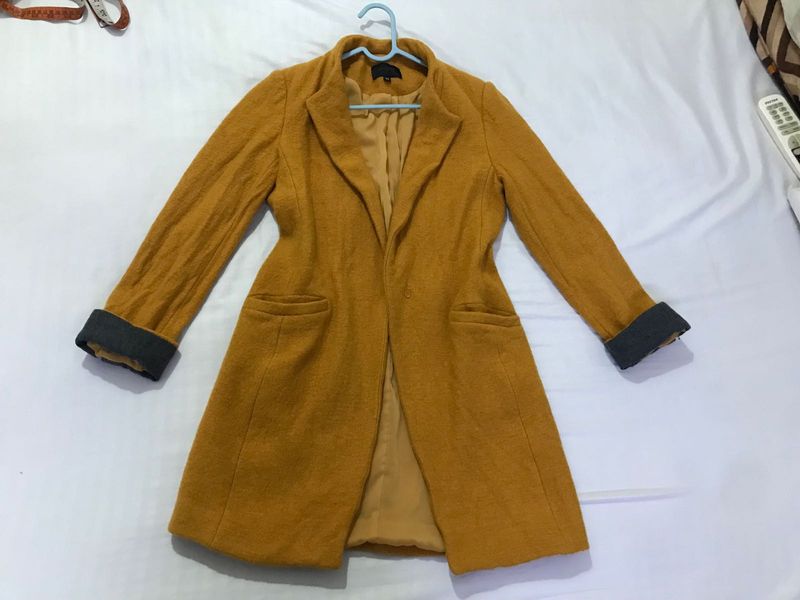 Mustard Yellow Coat Bust 32-36