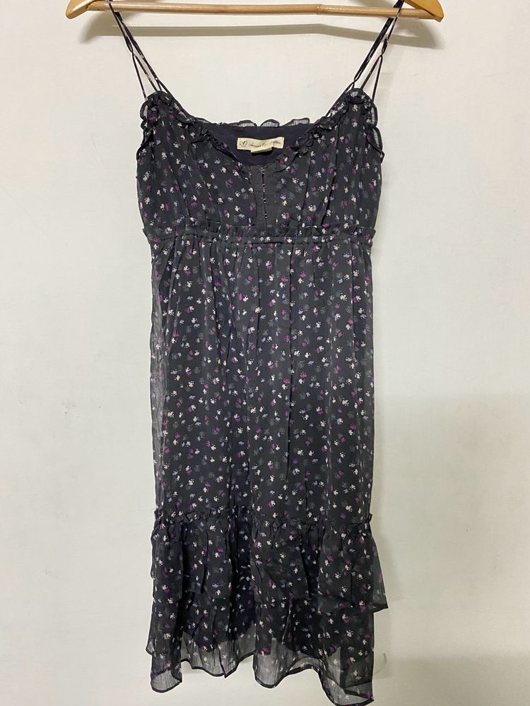 american eagle mid length dress