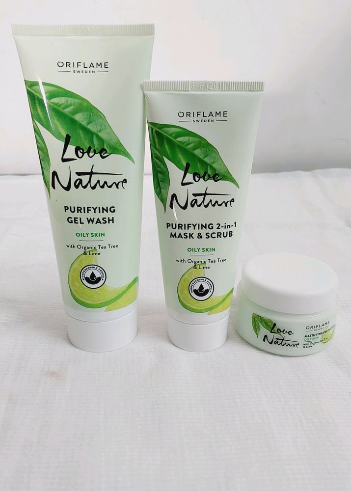 Oriflame Love Nature Oily Skin Set