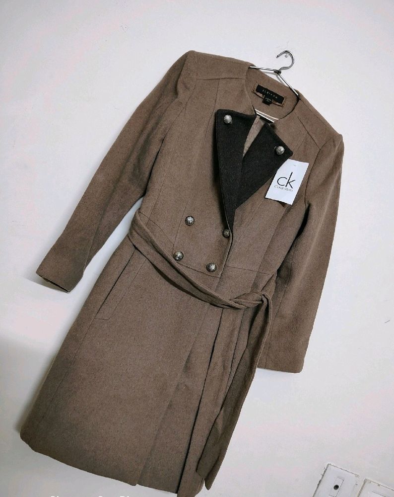 NEW WITH TAG KHAKI OVERCOAT