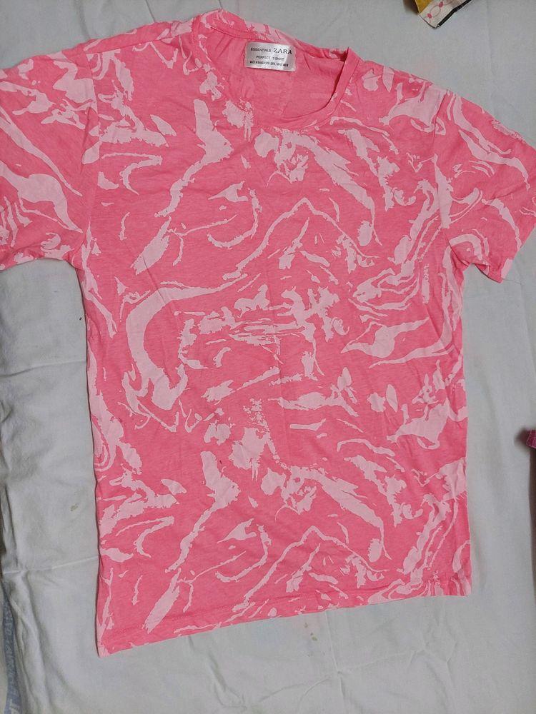 Pink Tshirt From Zara