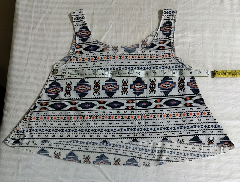 A Line Aztec Print Crop Top | Never Used