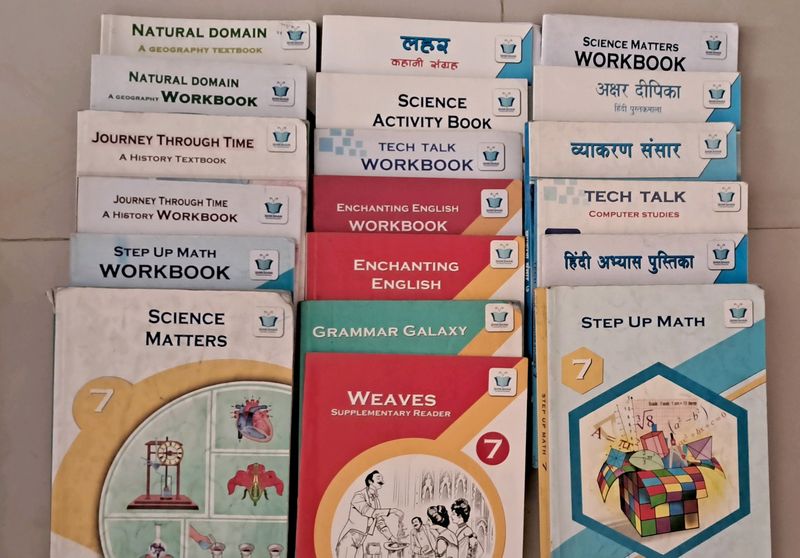 Podar CBSE Class 7th Textbooks and Workbooks