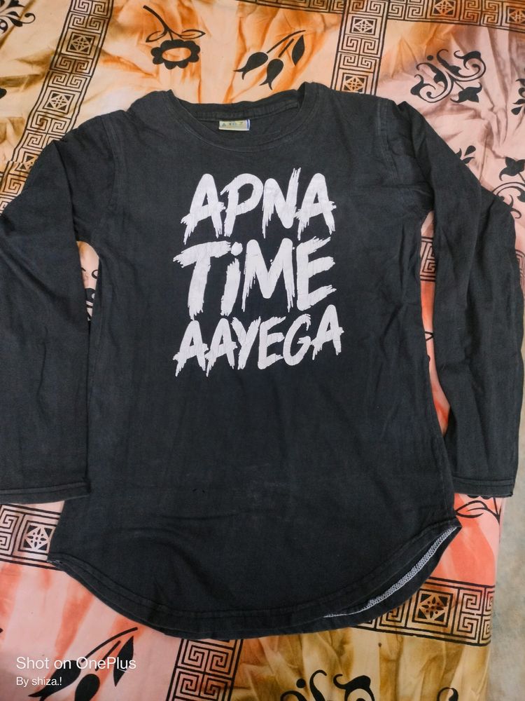 APNA TIME AAYEGA t-shirt For Girl's And Boys