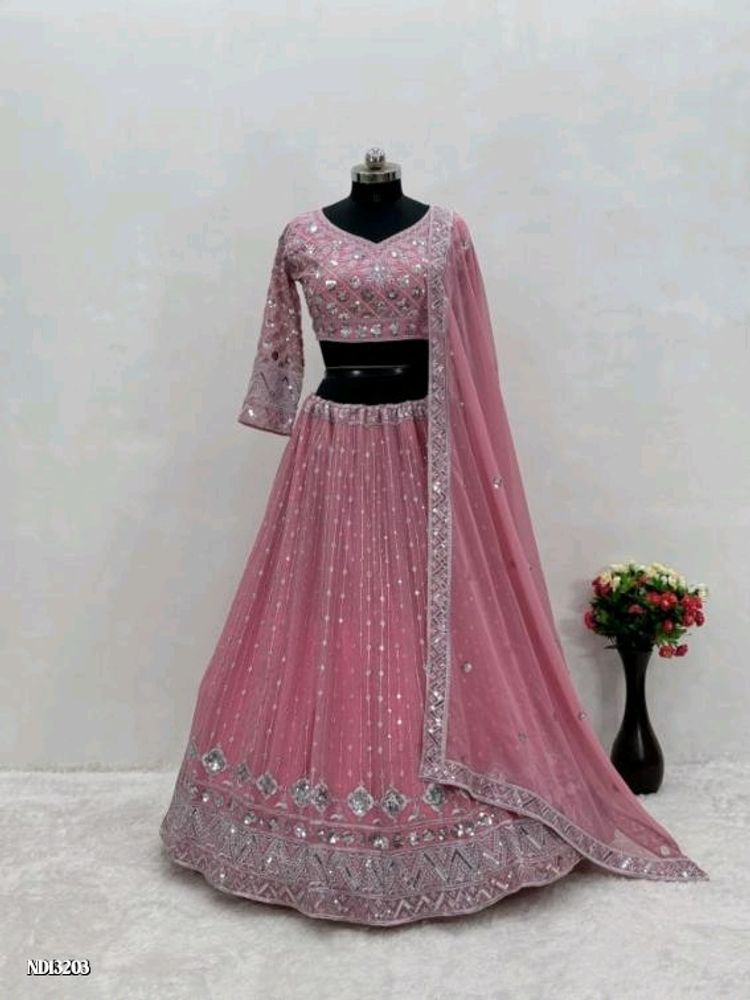 Happy wedding lehenga  All Size Available 💗