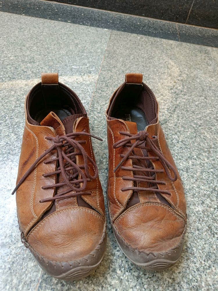 Men's Buckaroo By Mochi - Brown Leather Shoes