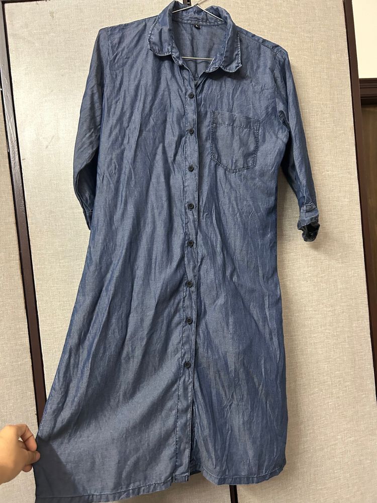 Denim Shirt Dress