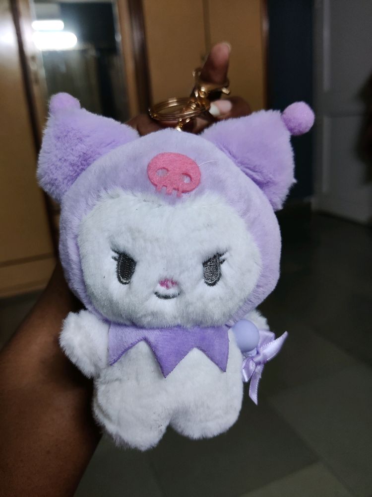 Kuromi Plush Keycharm