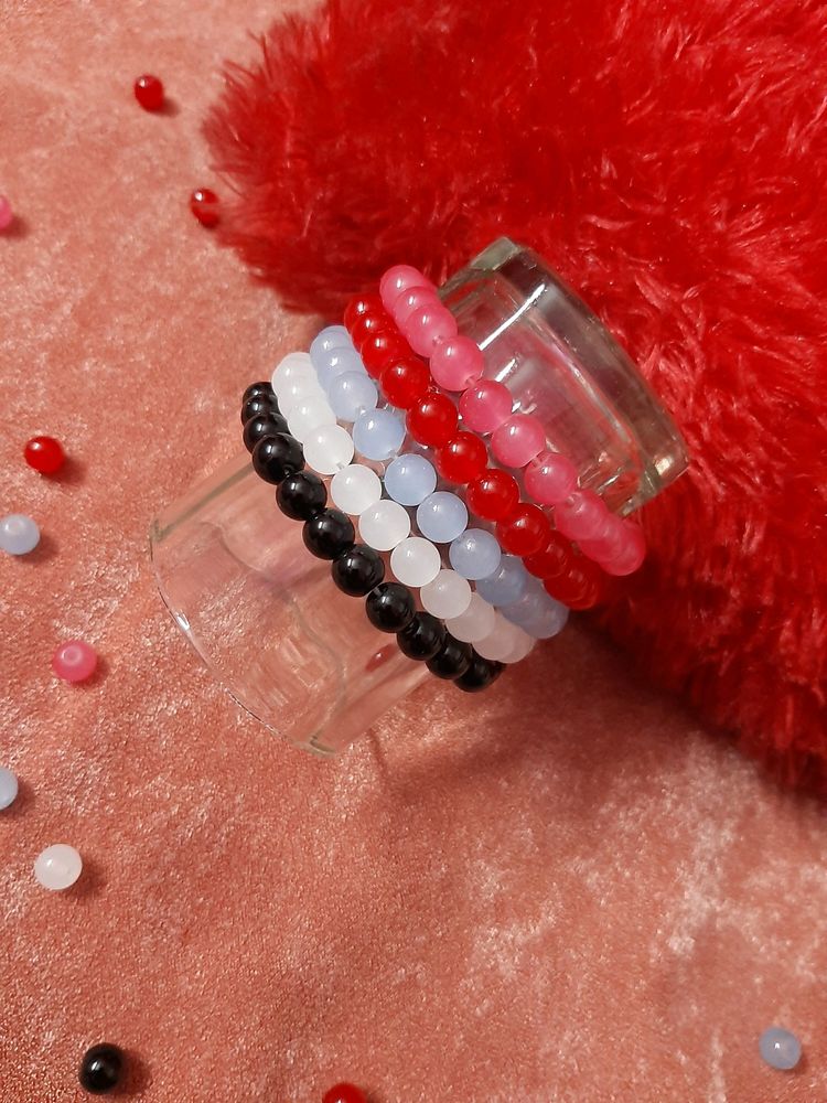 Glass Beads Bracelets Set