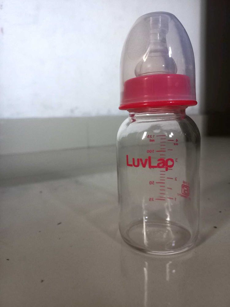 LuvLap Essential Glass Feeding Bottle