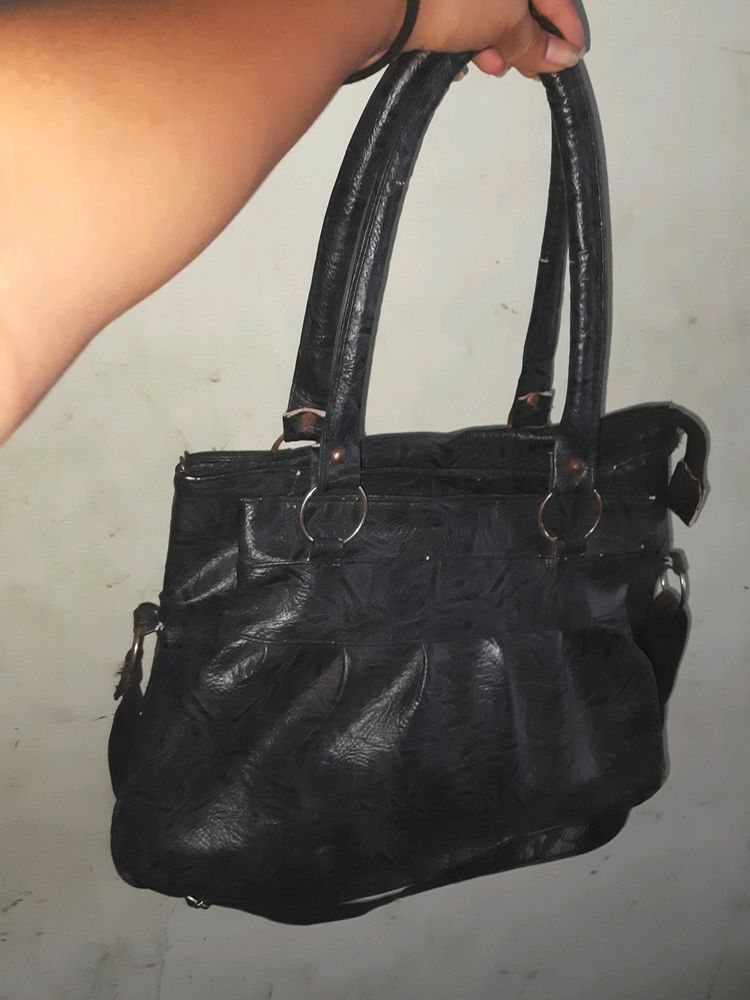 Handbag - Black/Dark Grey