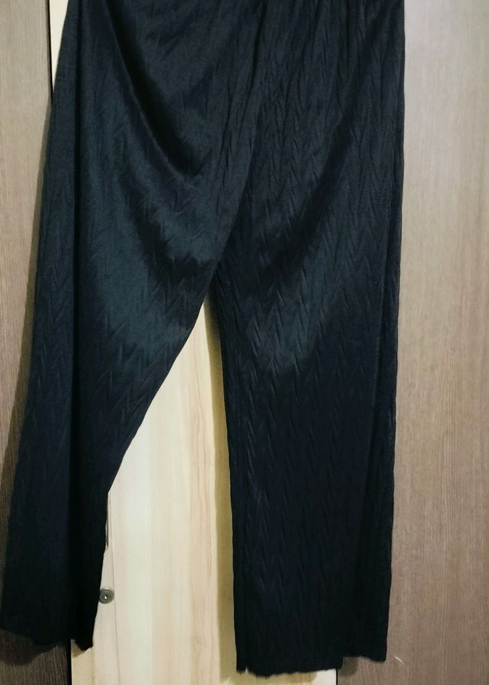 black palazzo pant