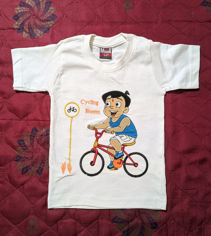 🤍Cutee Chota Bheem T-Shirt For Kids🤍