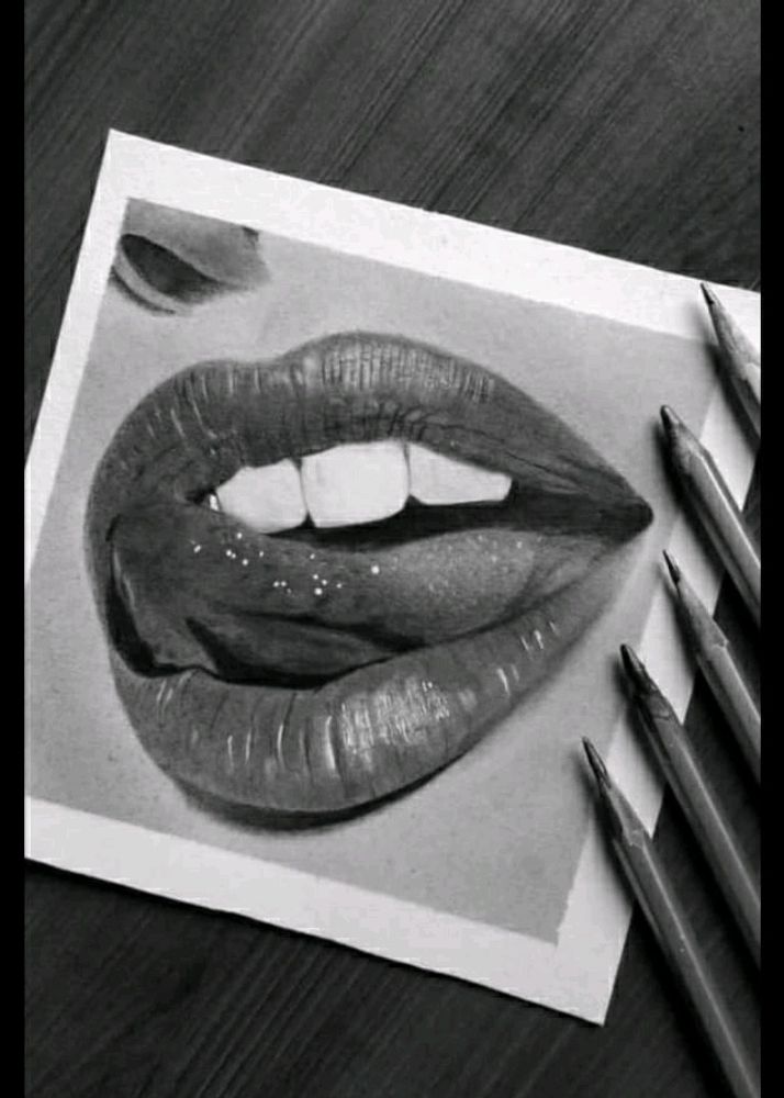 Lips Art Work