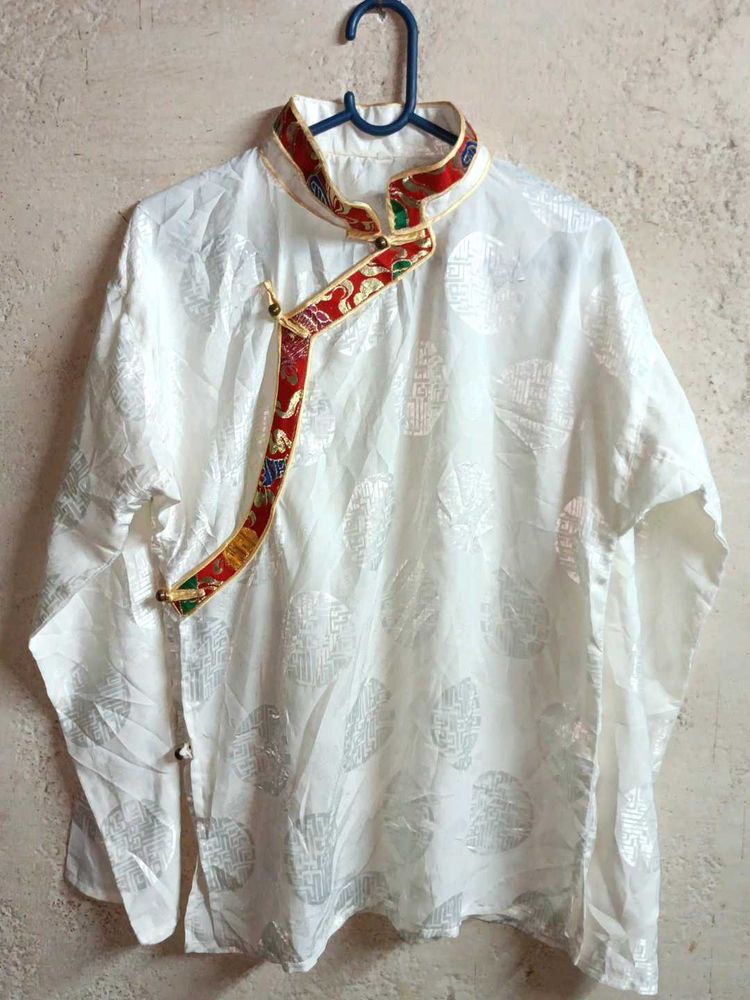 Beautiful Ladies Party Shirt Top White Premium