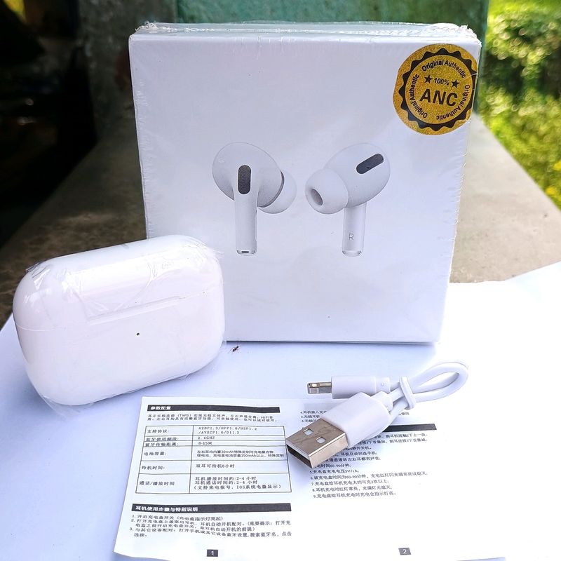 Airpods Pro White Wireless Bluetooth Earphone