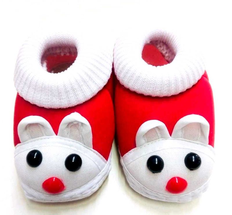 Baby Shoes Red Colour