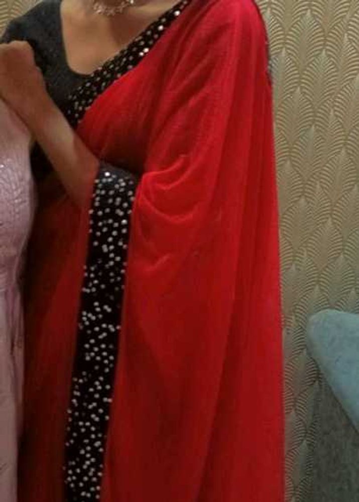 Red Saree