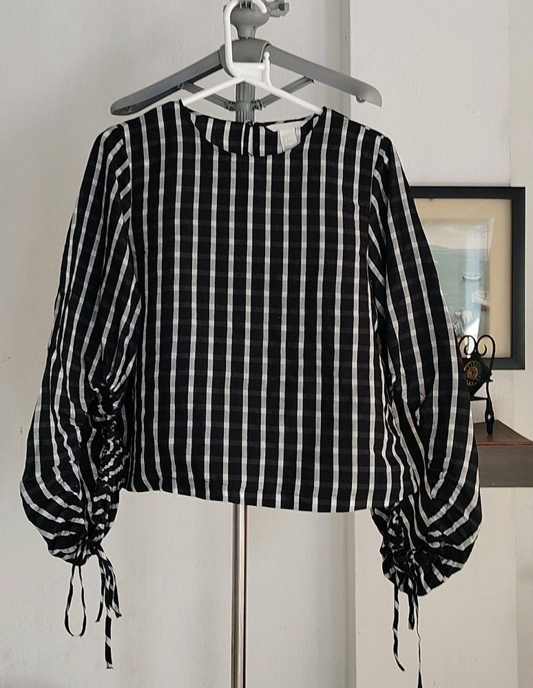 H&M Ribbon Blouse