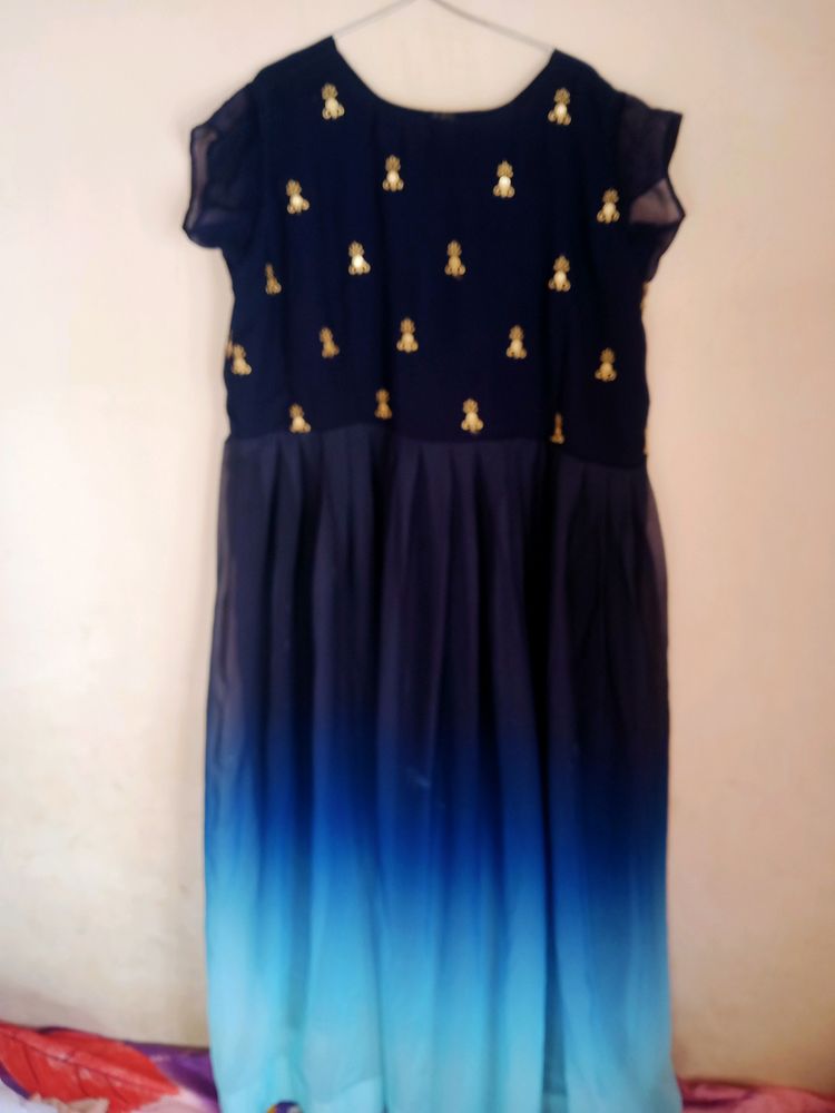 Blue Ethnic Gown