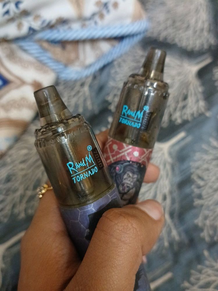 2 Empty Tornado Refillable Vapes