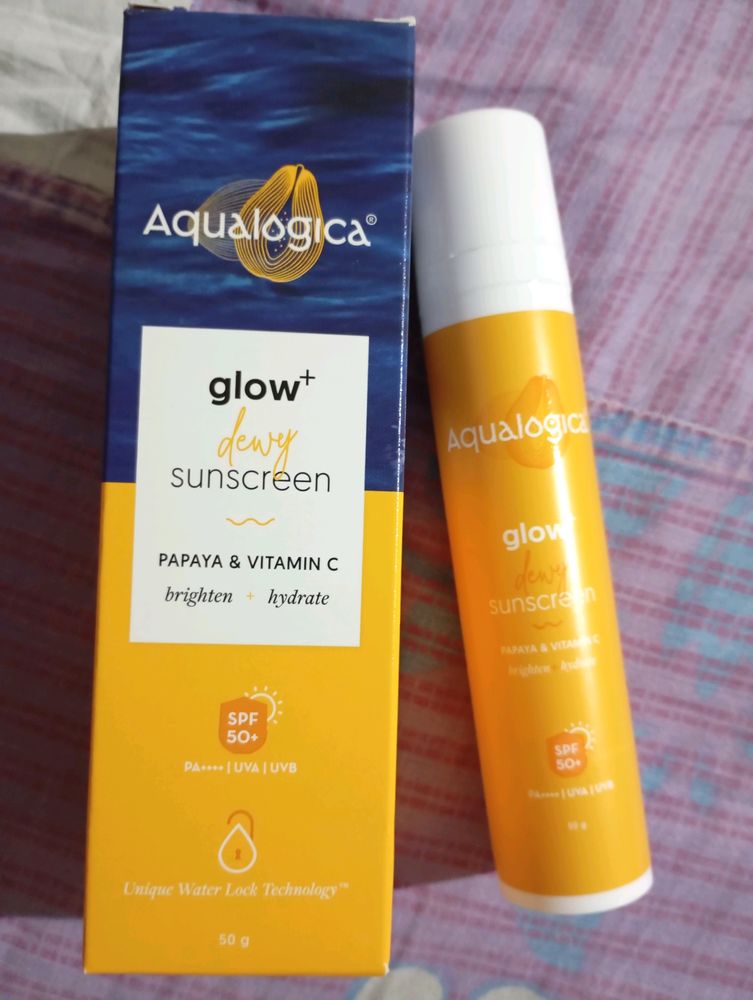 glow+ dewy sunscreen