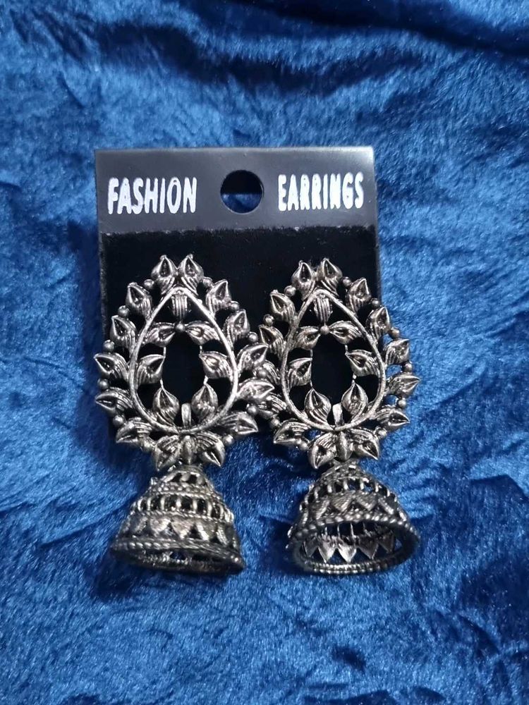 Oxidized Earrings