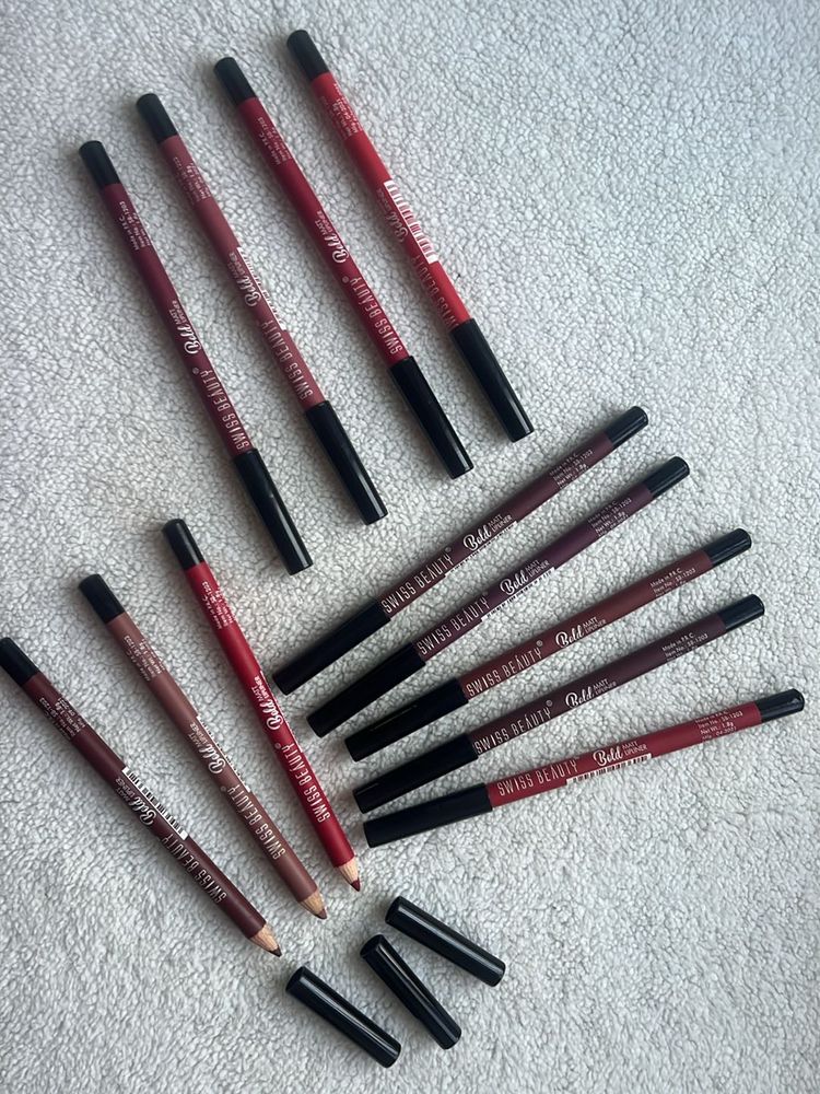 Swiss Beauty Set Of 12 Lip Pencils